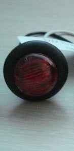 Creativo Pro, 003-183RR Creative Pro 3/$' Bullet Light Rosso Lente Rosso Le