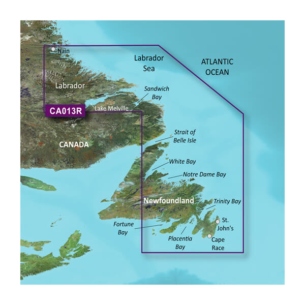 Garmin Carto, 010-C0698-00 Garmin Carto G3V Vca013R - Costa del Labrador