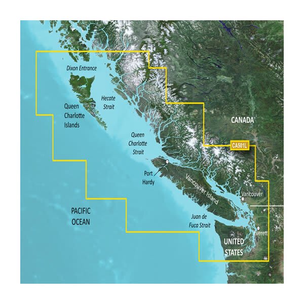 Garmin Carto, 010-C0701-00 Garmin Carto G3V Vca501L - Puget Sound-Dixon Ent