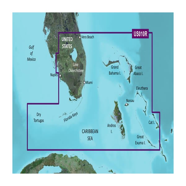 Garmin Carto, 010-C0711-00 Garmin Carto G3V Vus010R - Florida sudorientale