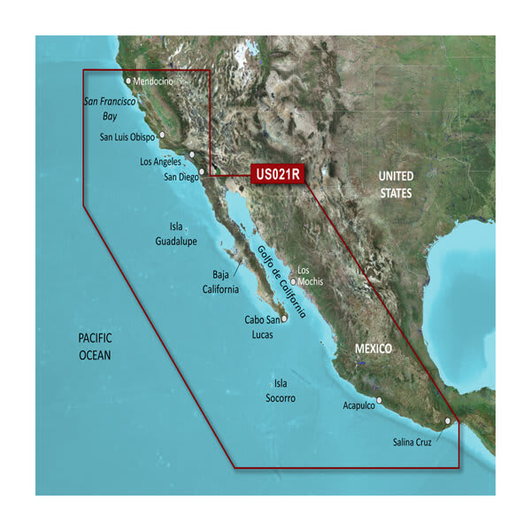 Garmin Carto, 010-C0722-20 Garmin Carto G3 Hxus021R - California-Messico