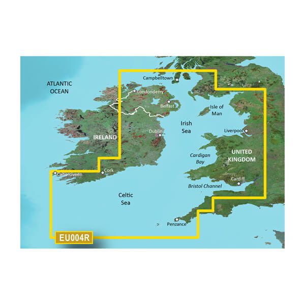 Garmin Carto, 010-C0763-20 Garmin Carto G3 Hxeu004R - Mare d'Irlanda