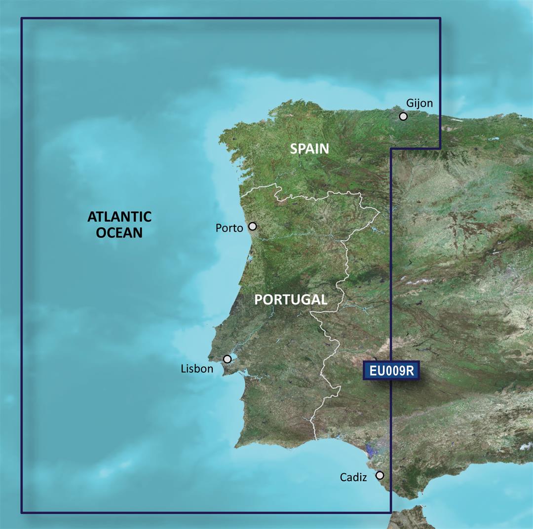 Garmin Carto, 010-C0767-00 Garmin Carto G3V Veu009R - Portogallo e Spagna occidentale