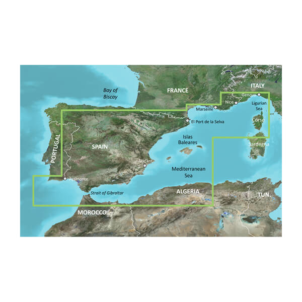 Garmin Carto, 010-C0768-20 Garmin Carto G3 Hxeu010R - Spagna Mediterraneo C