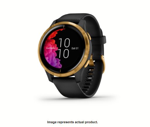 Garmin Noh, 010-N2173-31 Orologio sportivo Garmin Noh Venu Nero/Oro