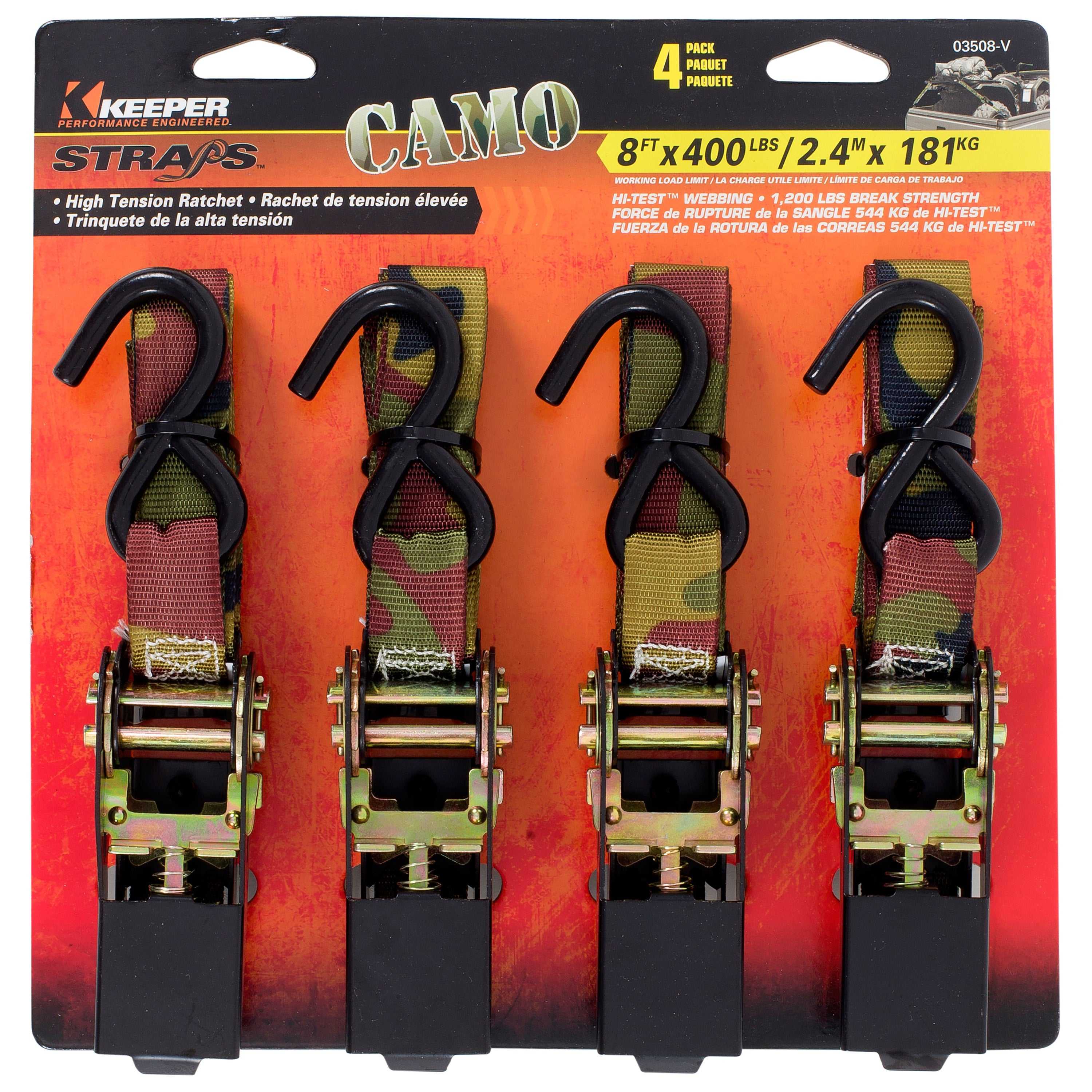 Hampton Prod, 03508-V Hampton Prod 4 Pk Cricchetto Ti Dwn 900Lb