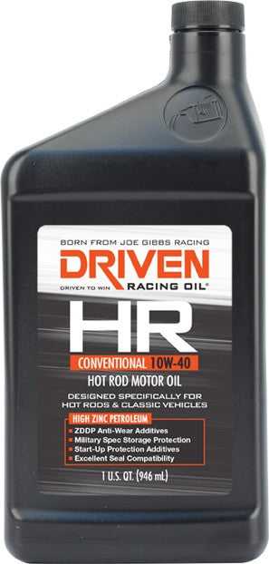 Olio da corsa Driven/ Joe Gibbs, 03806 Olio Driven Racing/Olio Joe Gibbs SAE 10W-40