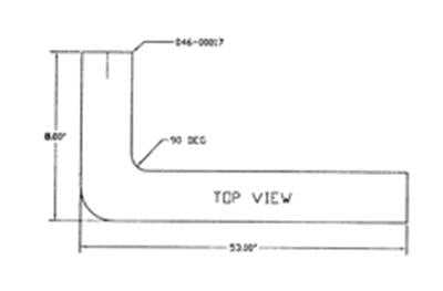 Onan, 046-00563 Tubo di scarico del generatore Cummins Power Generation da utilizzare con