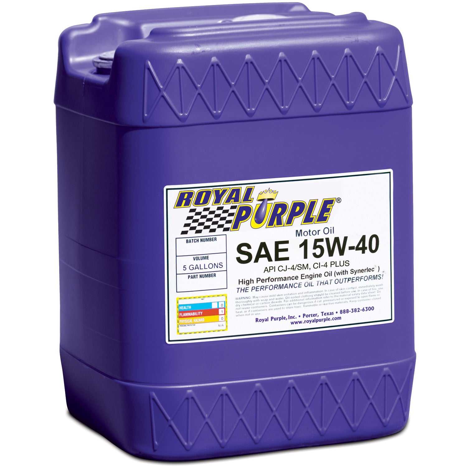 Royal Purple, 05154 Olio Royal Purple SAE 15W-40